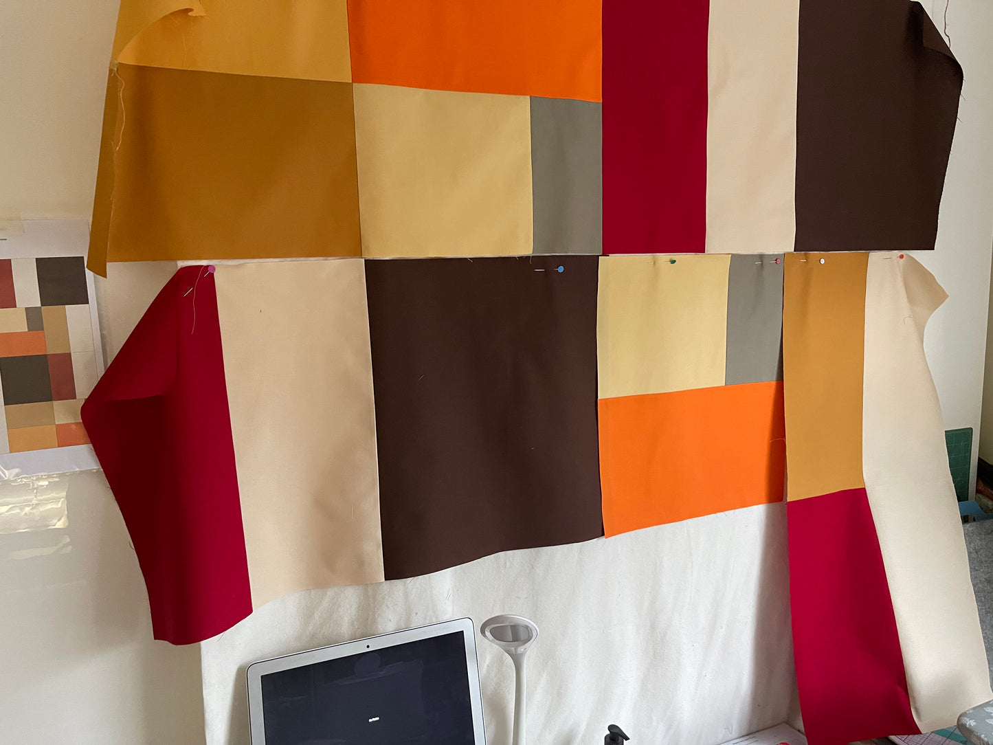 "Bauhaus Style" modern Patchwork Quilt