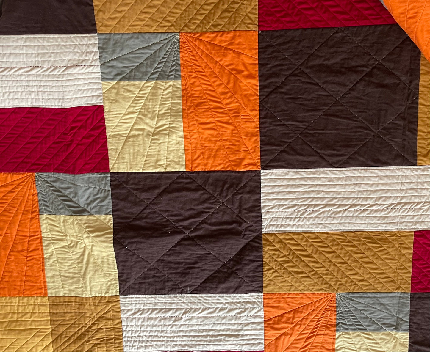 "Bauhaus Style" modern Patchwork Quilt