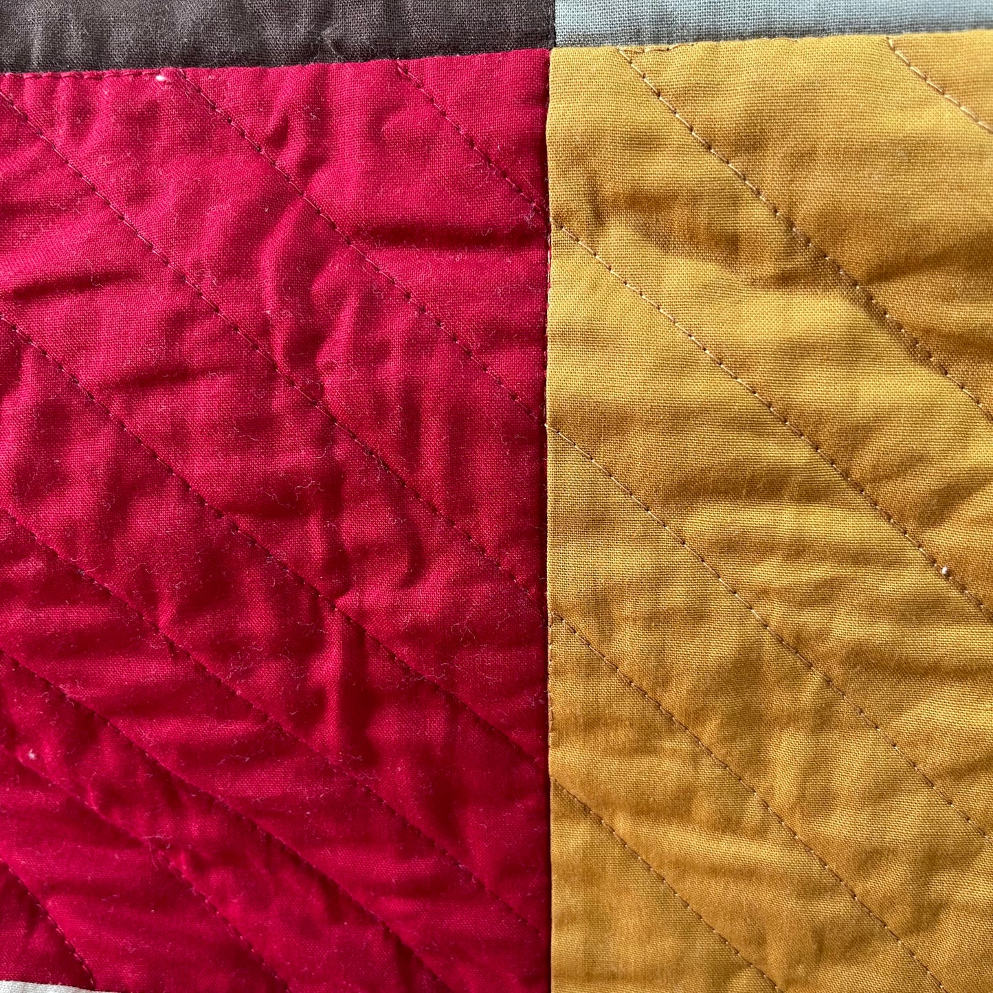 "Bauhaus Style" modern Patchwork Quilt