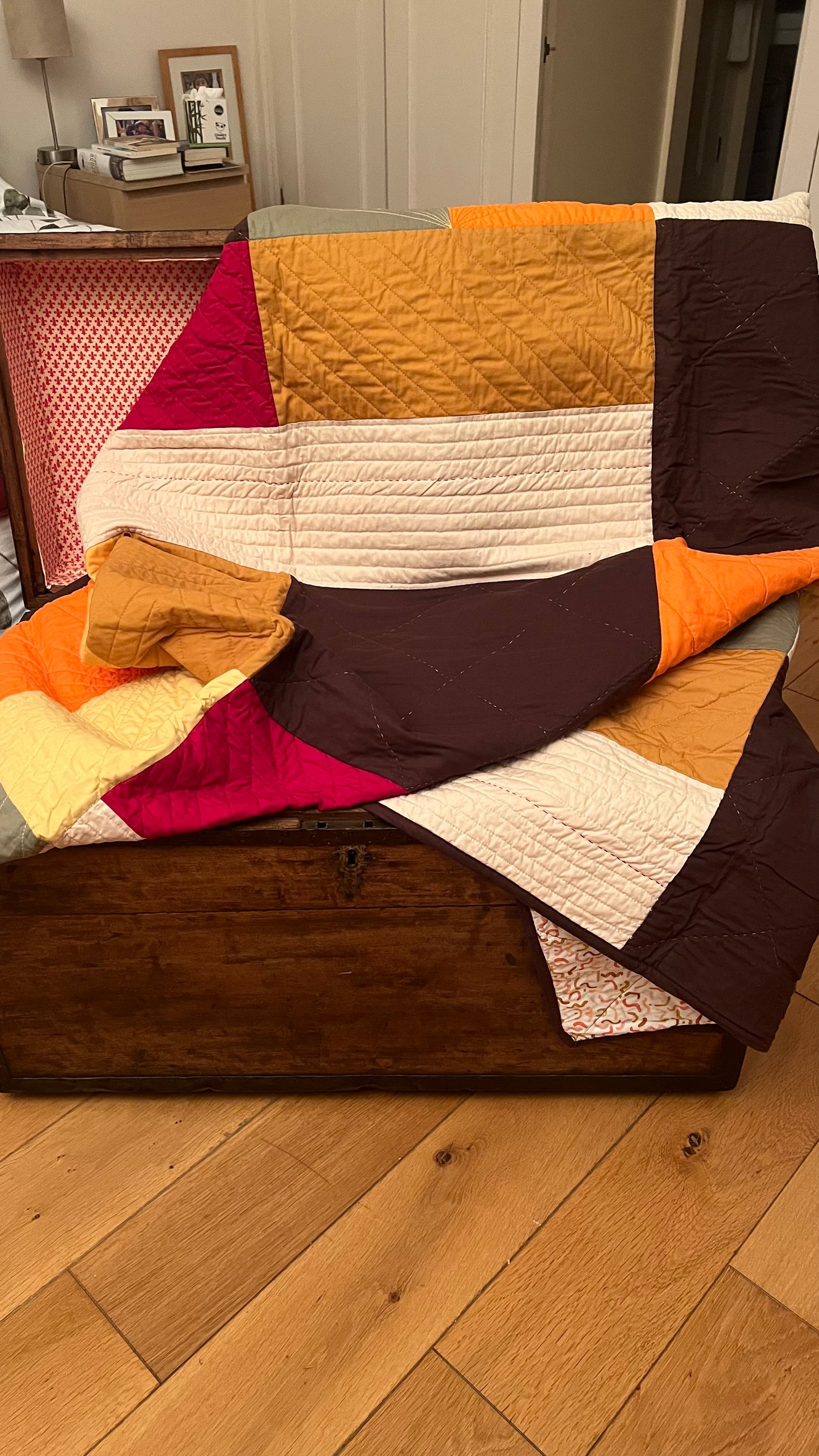 "Bauhaus Style" modern Patchwork Quilt