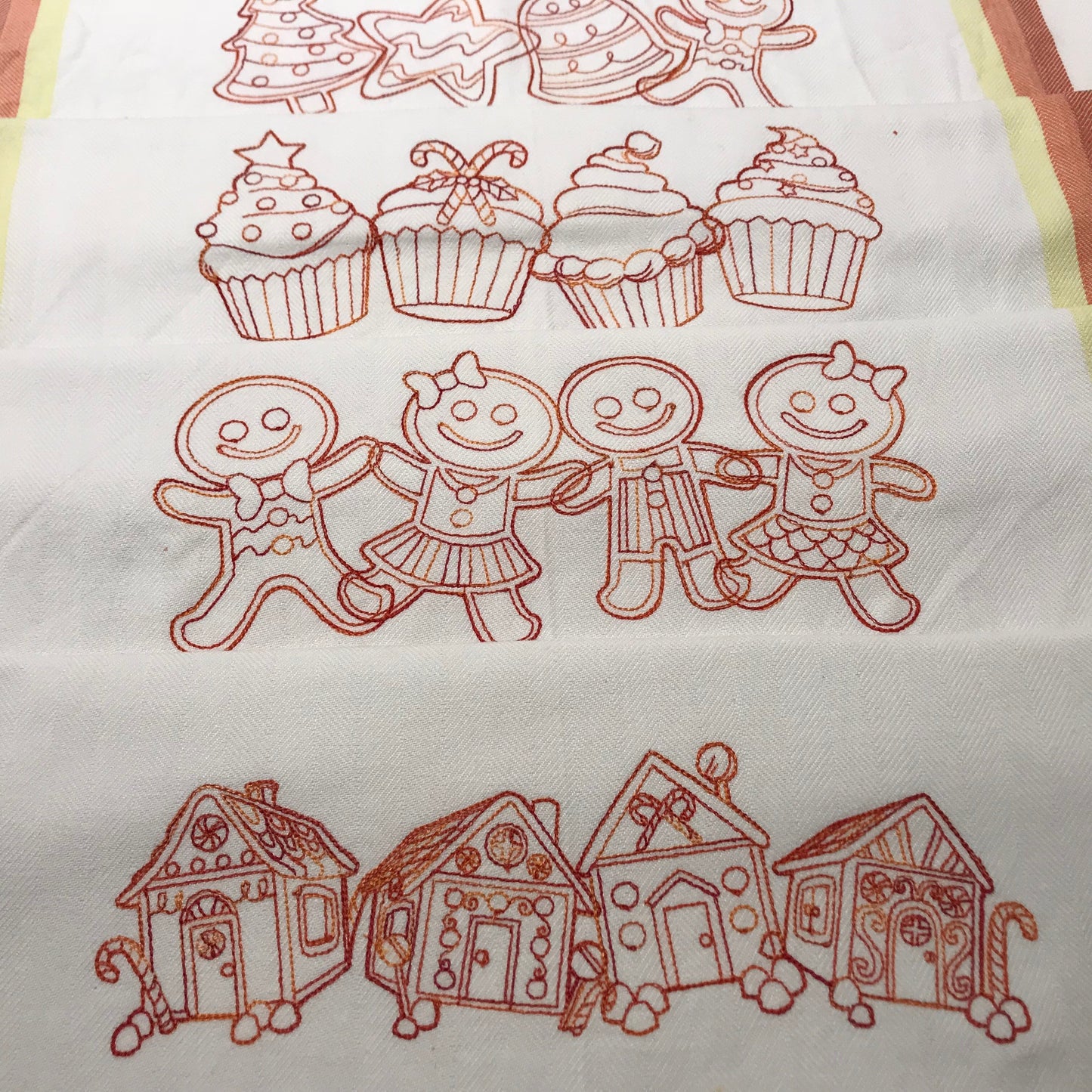 Ginger Christmas - Tea Towel Collection - Alessandra Handmade Creations