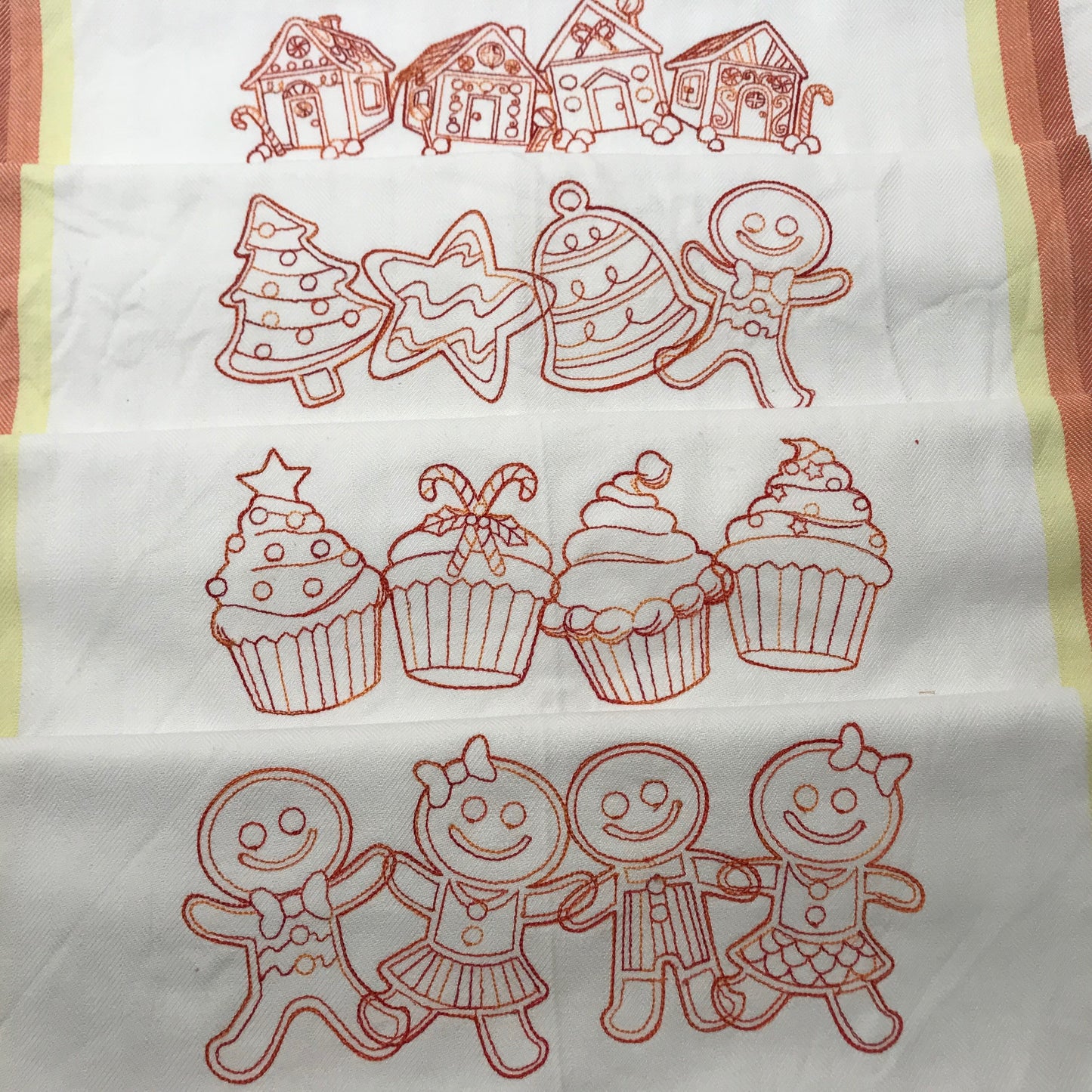 Ginger Christmas - Tea Towel Collection - Alessandra Handmade Creations