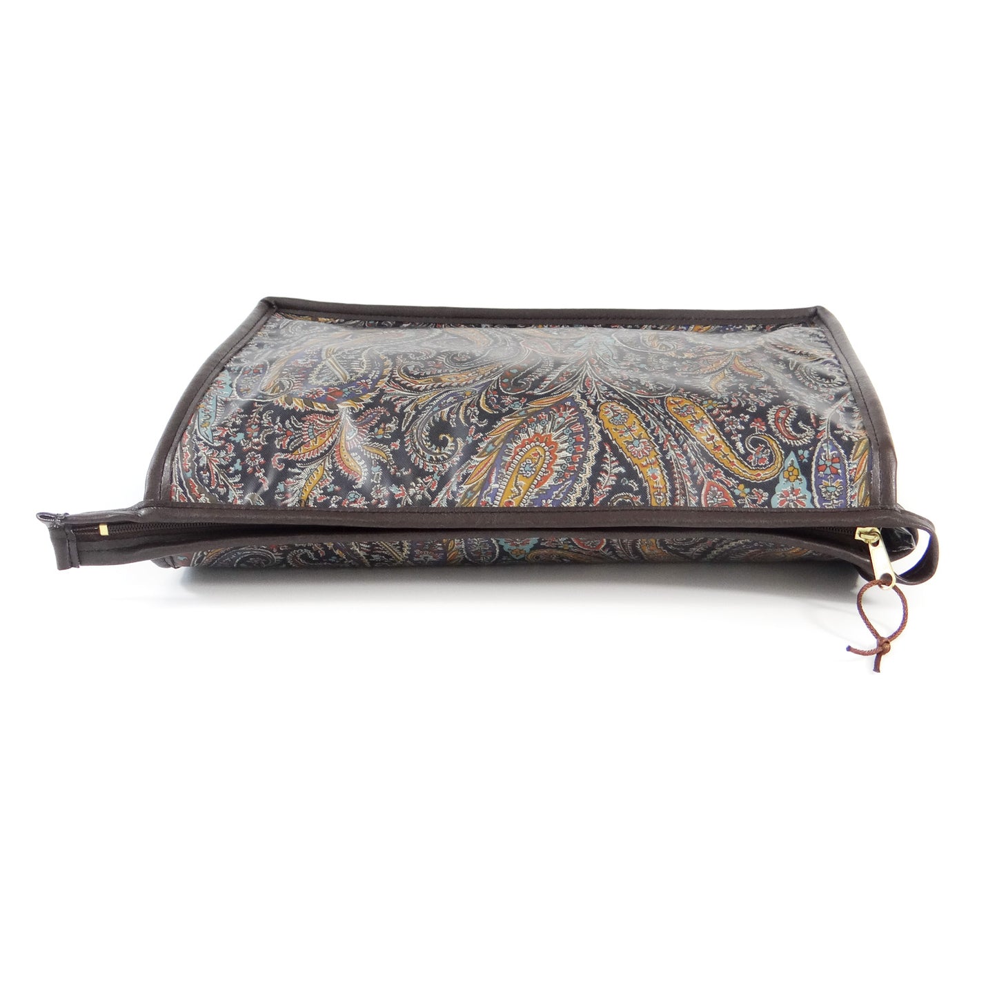 Men’s Wash Bag Felix Grey - Aubrey Croft - Alessandra Handmade Creations