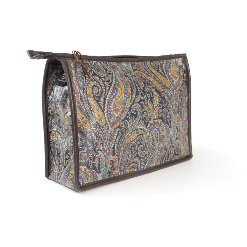 Men’s Wash Bag Felix Grey - Aubrey Croft - Alessandra Handmade Creations