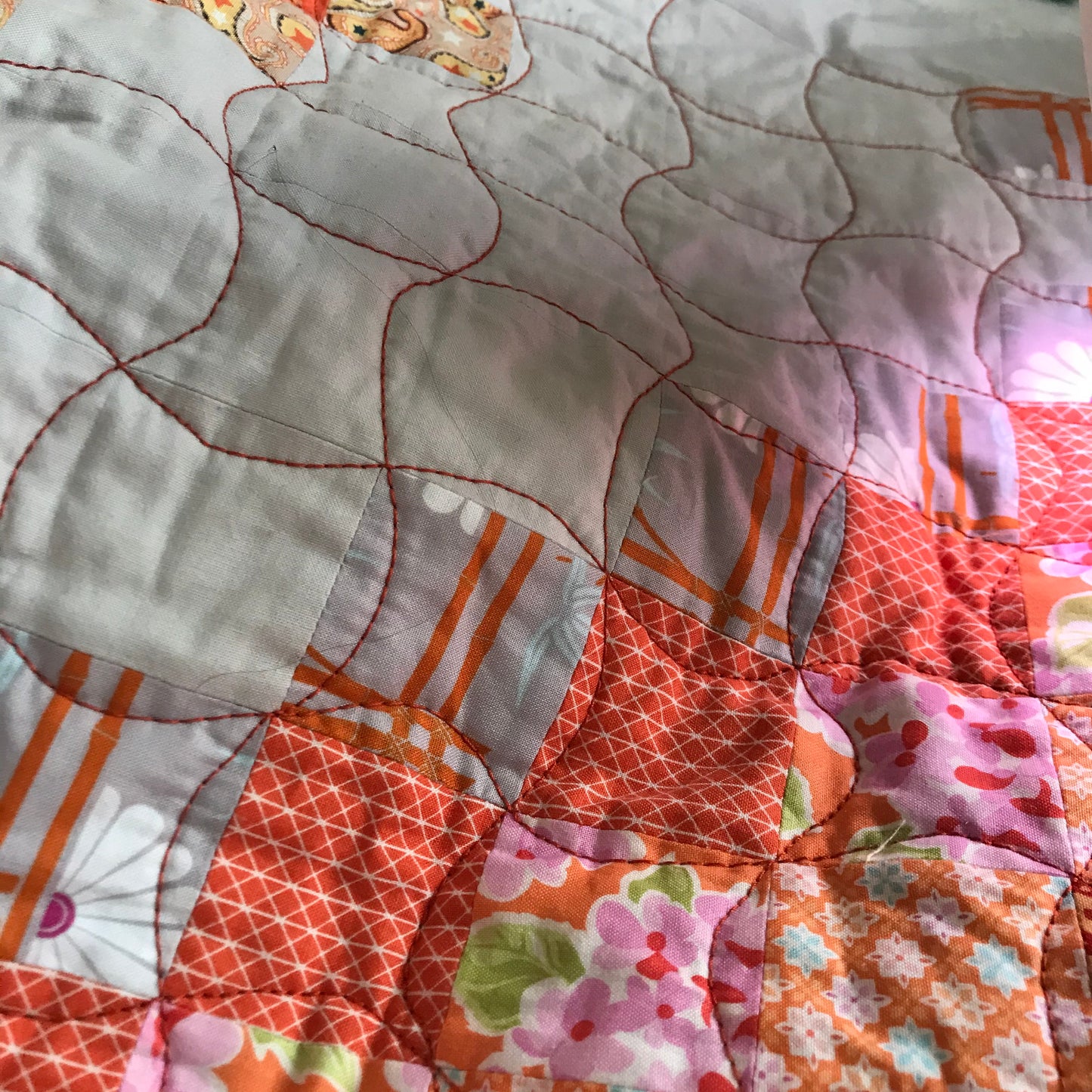 Mostly Sunny - Patchwork Quilt - Alessandra Handmade Creations