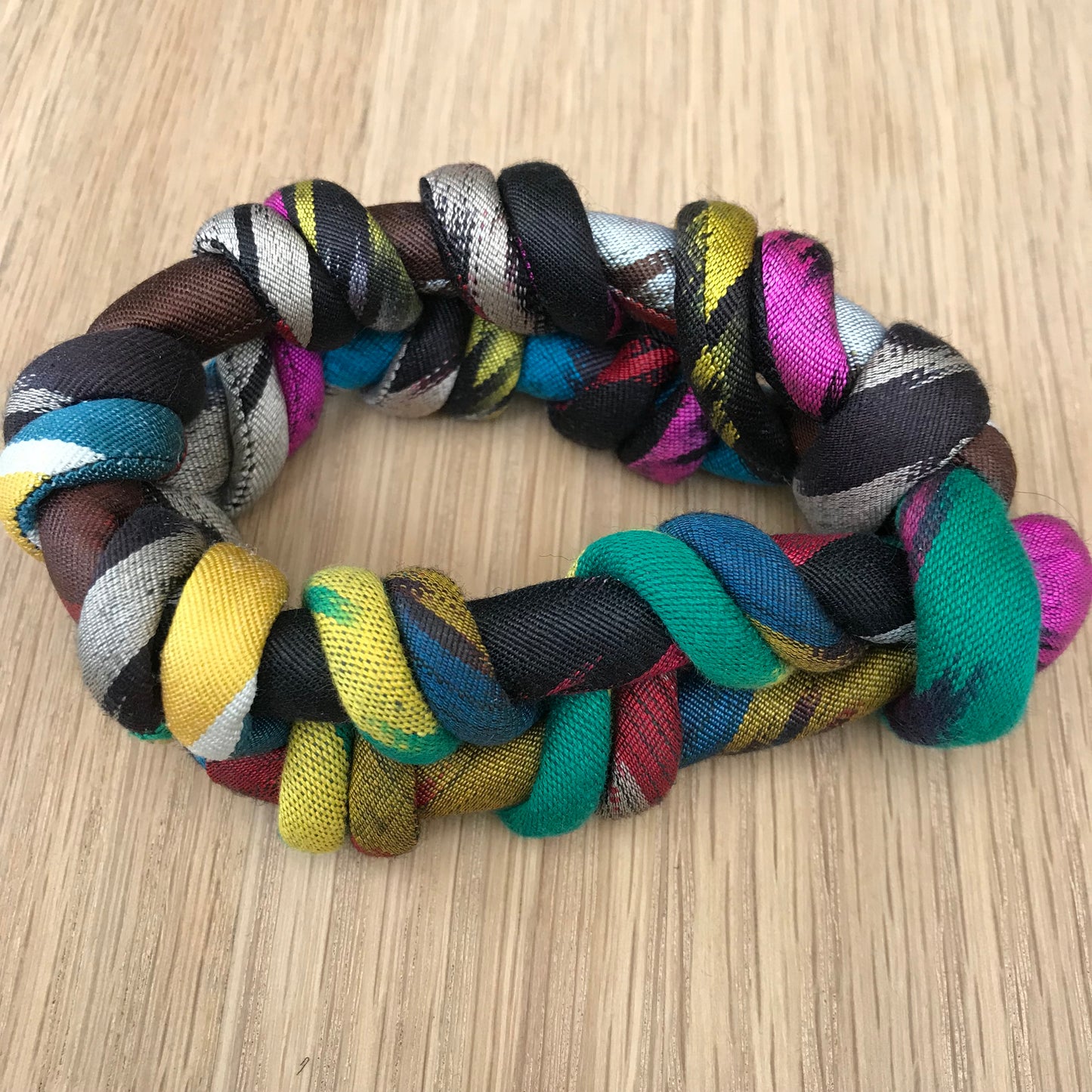 Multicoloured Ethnic Kwanzaa Tribal Bracelet - Alessandra Handmade Creations