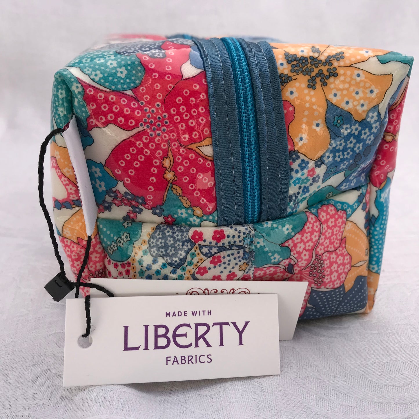 Liberty Box Cosmetic Bag - Mauvey - Alessandra Handmade Creations