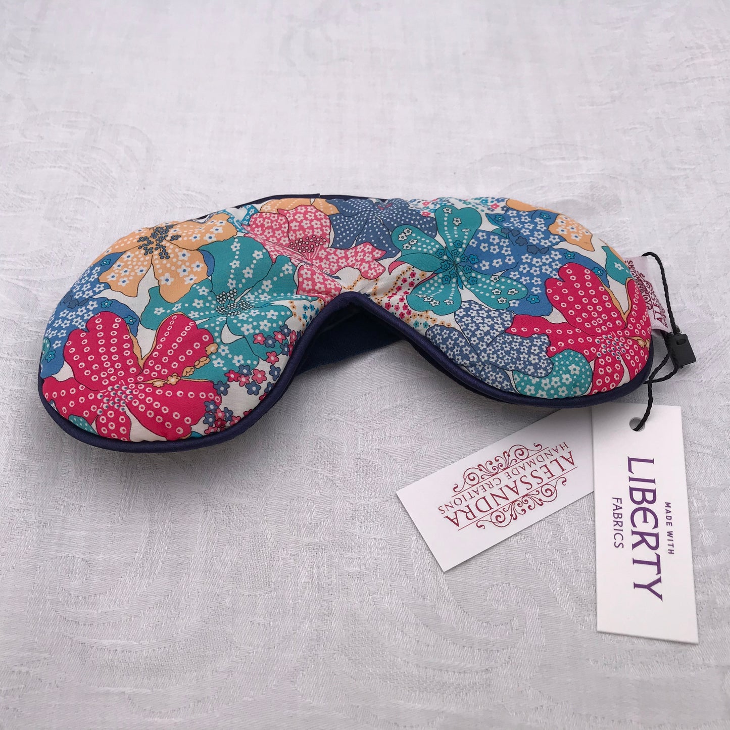 Liberty Eye Mask Mauvey - Alessandra Handmade Creations