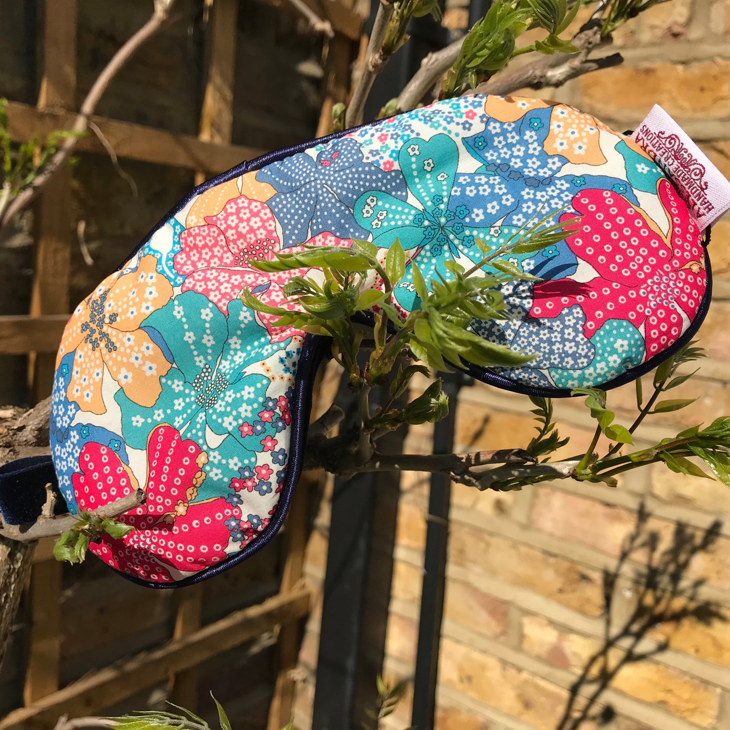 Liberty Eye Mask Mauvey - Alessandra Handmade Creations