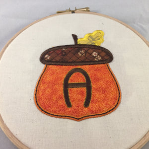 Wall Art with Appliqué Embroidery - Alessandra Handmade Creations