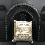 London Dry Gin Cushion - Alessandra Handmade Creations