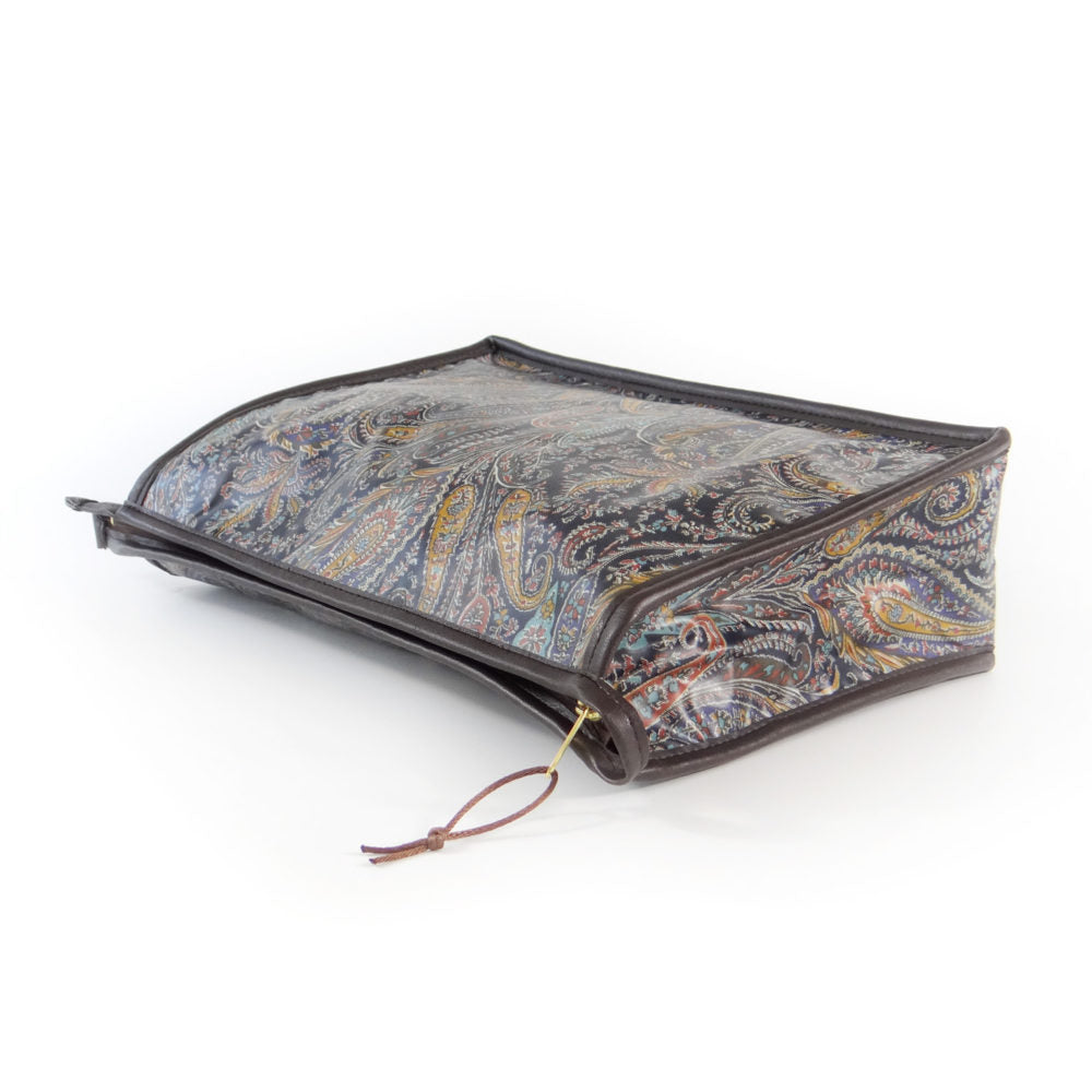 Men’s Wash Bag Felix Grey - Aubrey Croft - Alessandra Handmade Creations