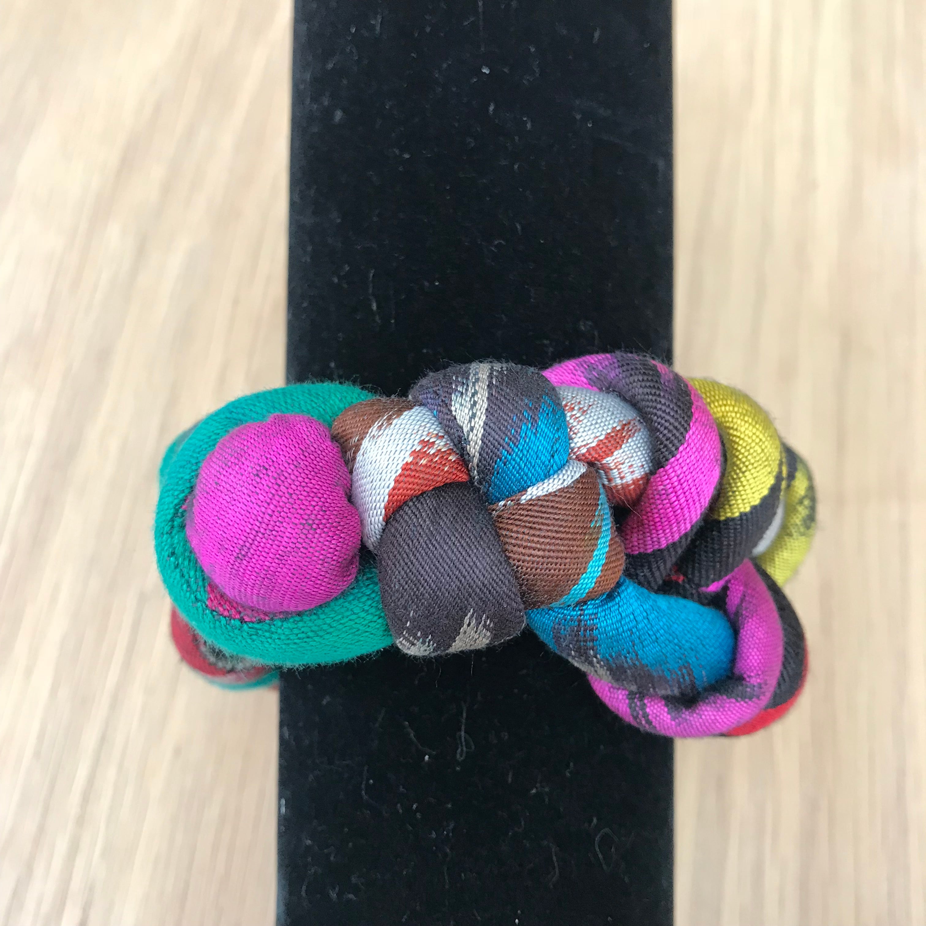 Multicoloured Ethnic Kwanzaa Tribal Bracelet - Alessandra Handmade Creations