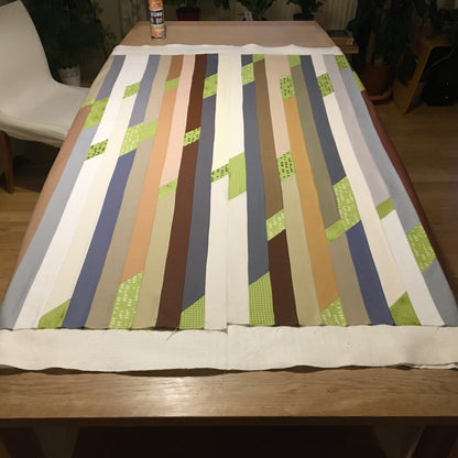 Handmade "Down to Earth" Patchwork Quilt