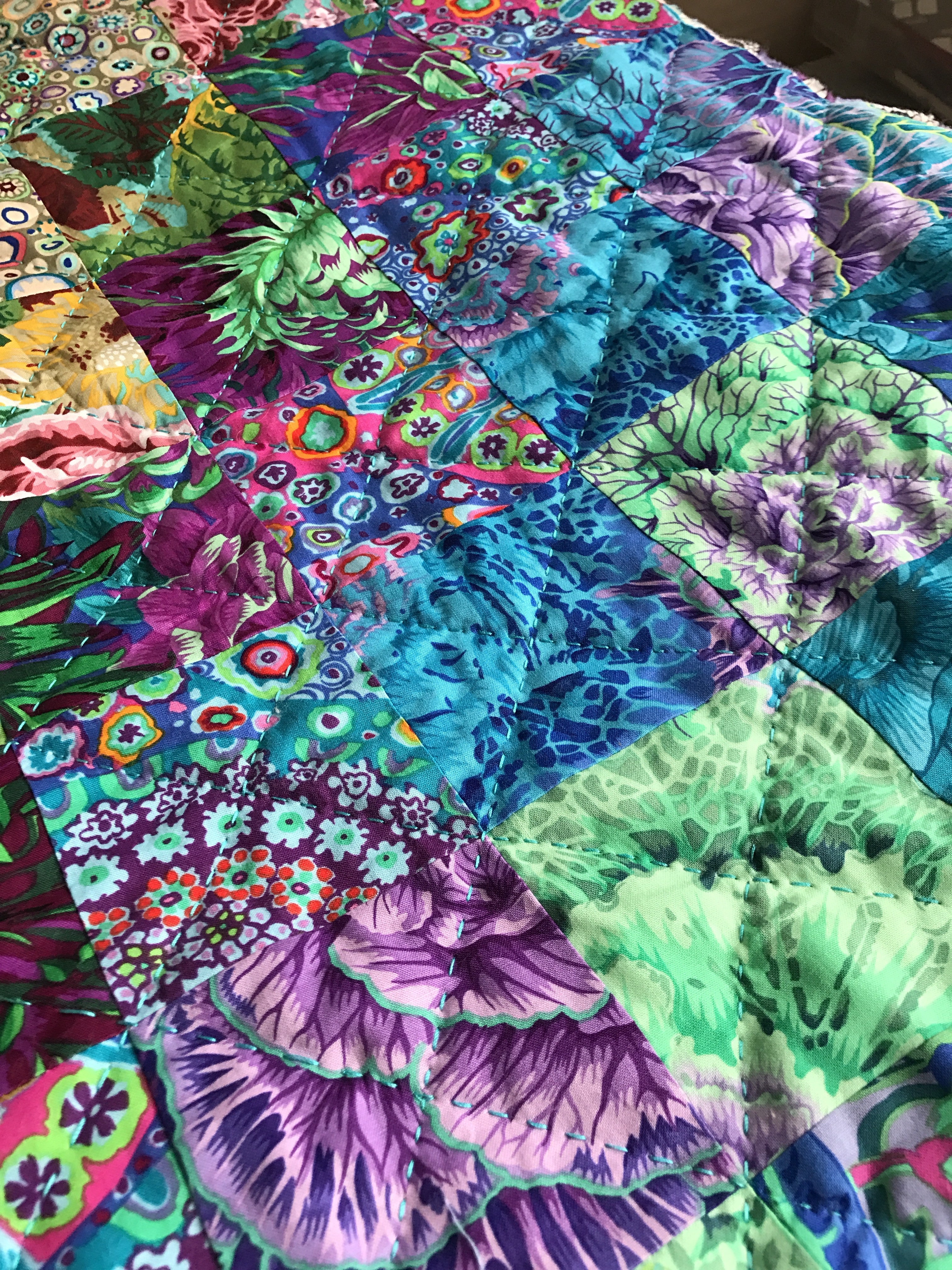 Blue Lagoon Quilt - Alessandra Handmade Creations