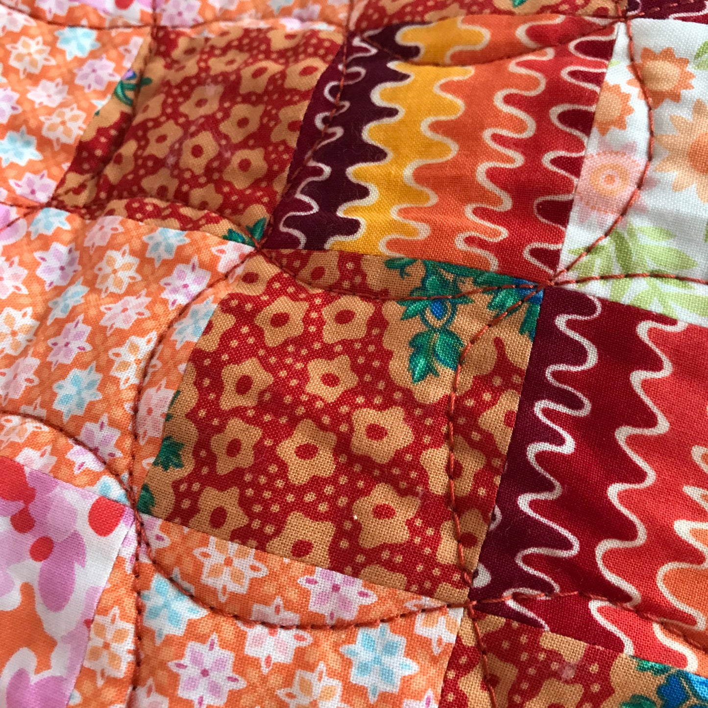 Mostly Sunny - Patchwork Quilt - Alessandra Handmade Creations
