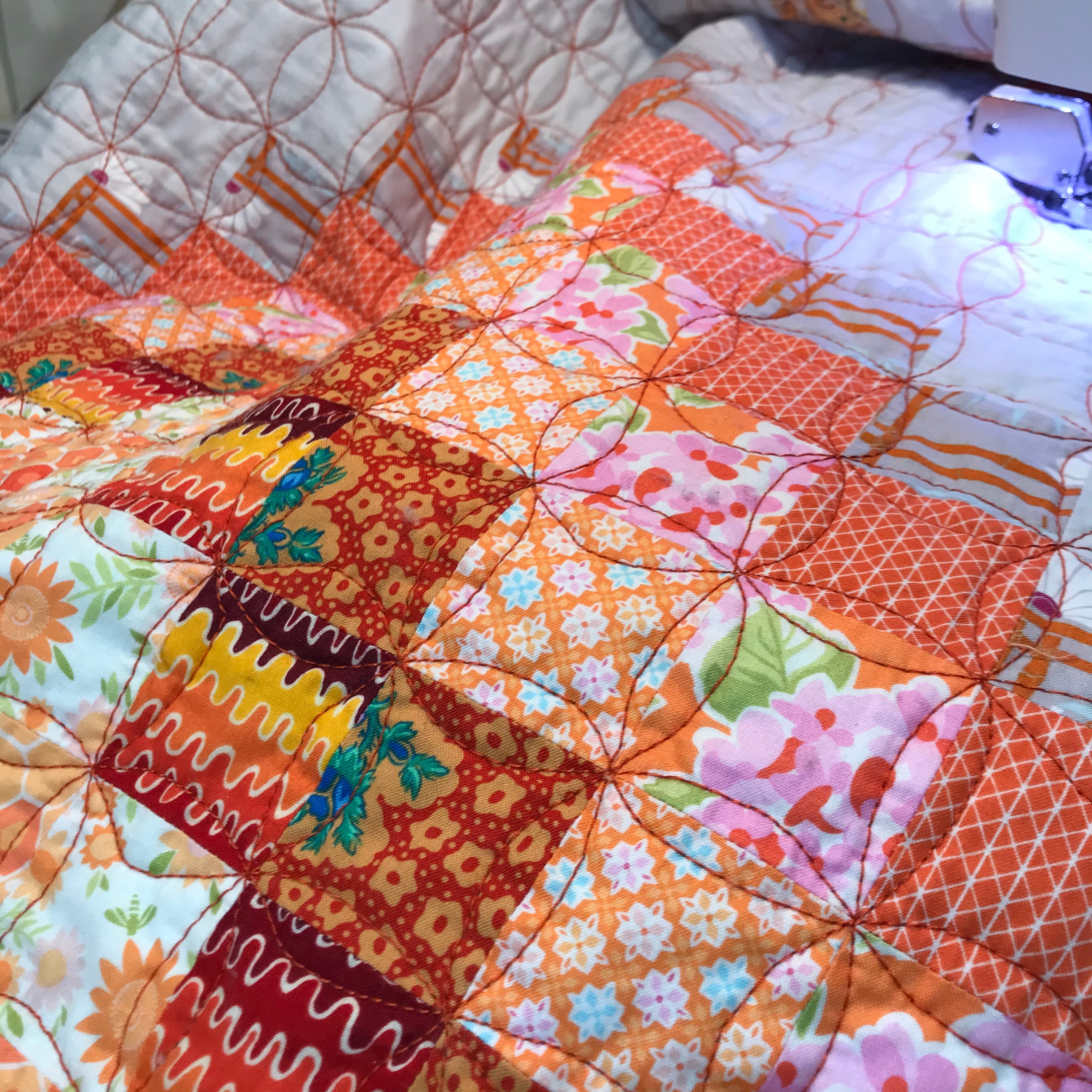 Mostly Sunny - Patchwork Quilt - Alessandra Handmade Creations