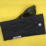 Sunglasses Fabric Quilted Pouch - Not Just Black