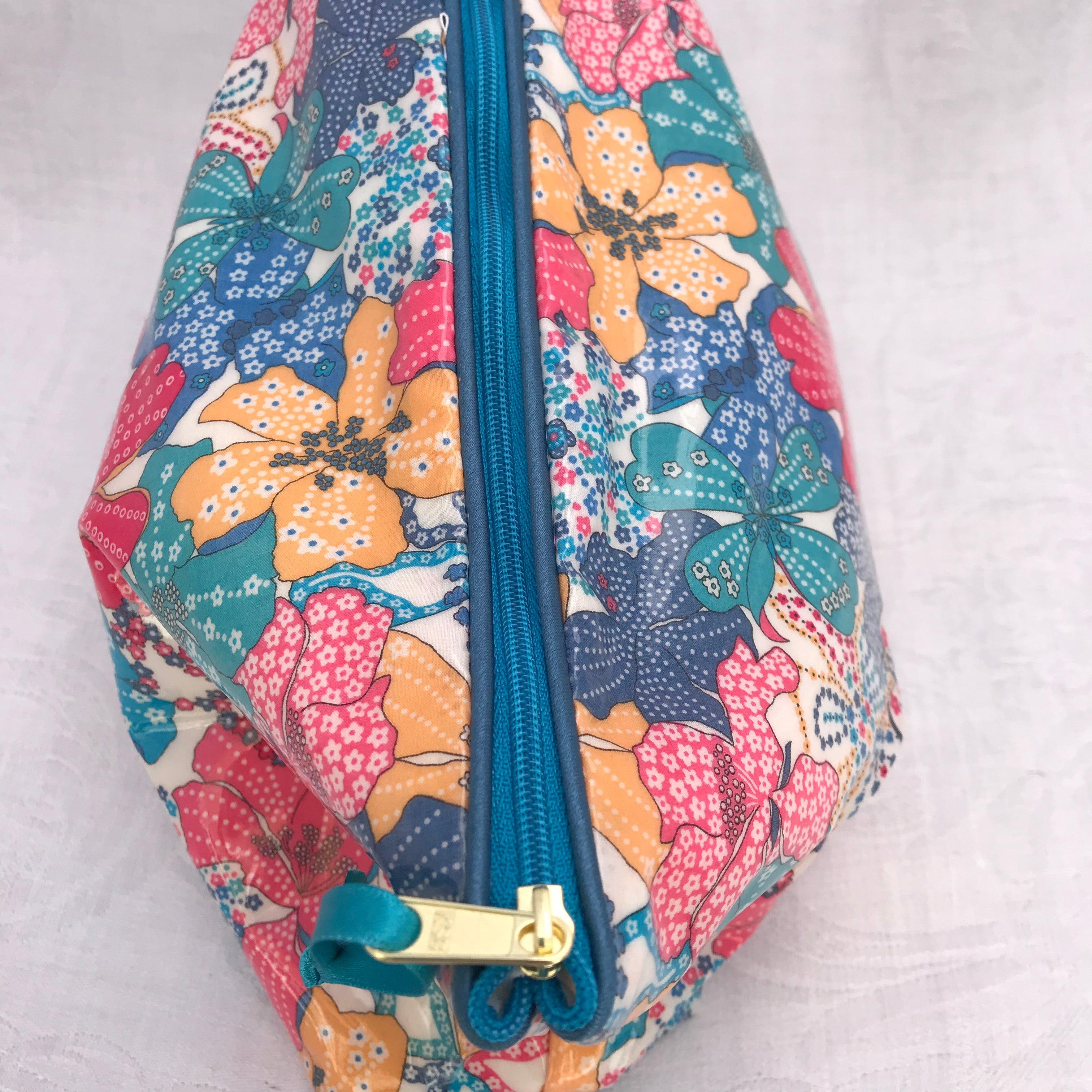Liberty Wash Bag Mauvey - Alessandra Handmade Creations
