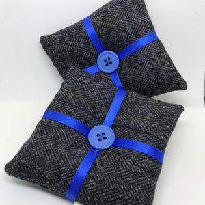 Wool Tweed Lavender Bags - Creeks - Alessandra Handmade Creations