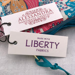 Liberty Medium Flat Purse Mauvey - Alessandra Handmade Creations