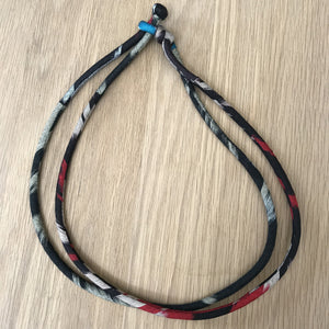 Medium Double Strand Uzbek Textile Necklace - Alessandra Handmade Creations