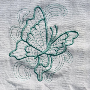 Aqua Butterflies Tea Towels Collection 🦋 - Alessandra Handmade Creations