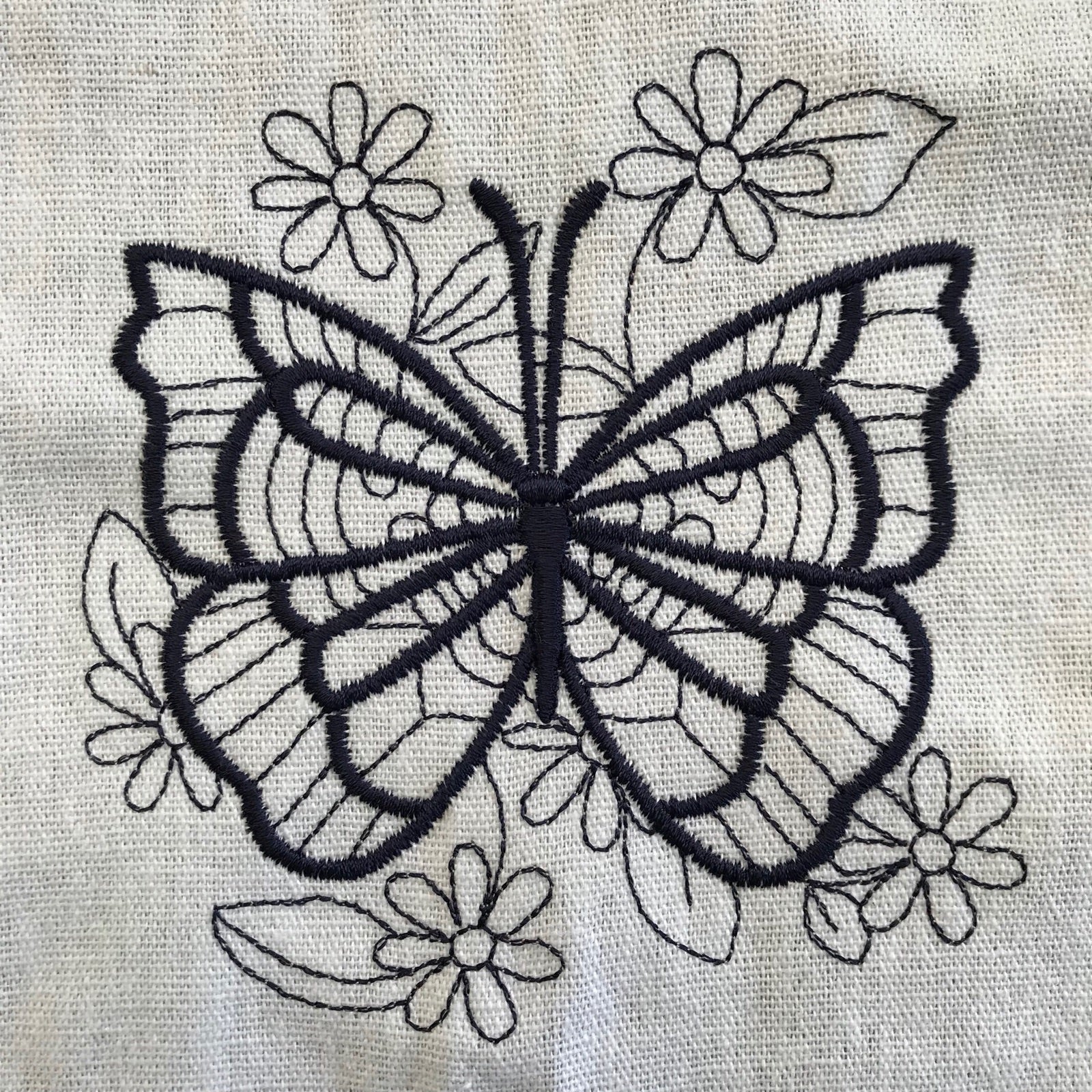 Blue Butterflies Tea Towel Collection - Alessandra Handmade Creations