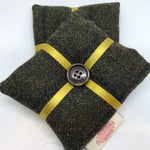 Wool Tweed Lavender Bags - A Touch of Gold - Alessandra Handmade Creations